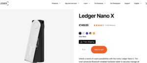 Ledger nano x product