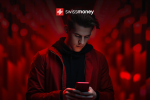 A man receiving money on a payment app